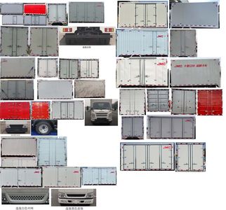 Jiangling Motors JX5041XXYTGA26 Box transport vehicle