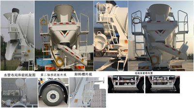 Jirui United Brand Automobile QCC5312GJBD6562 Concrete mixing transport vehicle