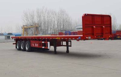 Guangtongda brand automobiles JKQ9403P Flat semi-trailer