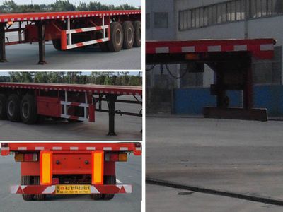 Guangtongda brand automobiles JKQ9403P Flat semi-trailer