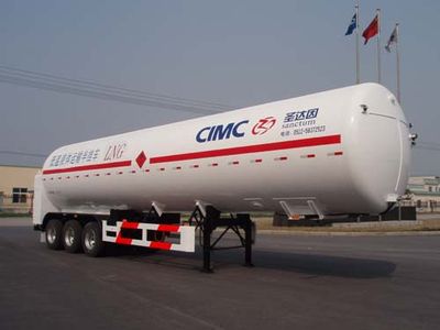 Saint Dayin  SDY9400GDYT Low temperature liquid transport semi-trailer