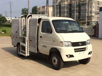 Jinlong NJT5031ZZZBEVPure electric self loading and unloading garbage truck