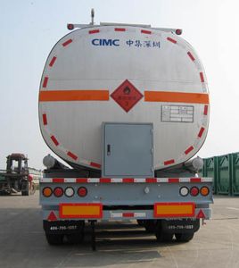 CIMC ZJV9407GRYSZ Flammable liquid tank transport semi-trailer