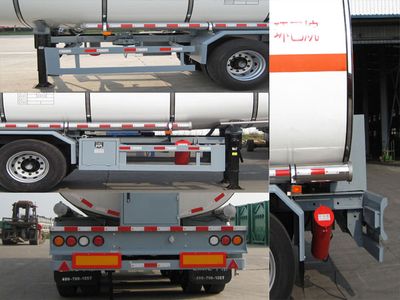 CIMC ZJV9407GRYSZ Flammable liquid tank transport semi-trailer