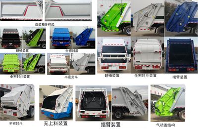 Hongyu  HYS5121ZYSE6 Compressed garbage truck