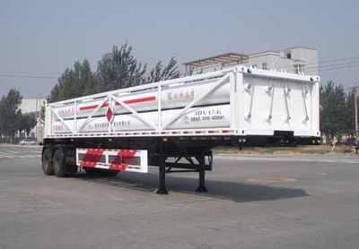 Baohuan HDS9352GGYHydraulic sub station high-pressure gas long pipe semi-trailer