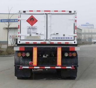 Baohuan  HDS9352GGY Hydraulic sub station high-pressure gas long pipe semi-trailer