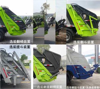 Zhonglian Automobile ZBH5080ZYSSHE6 Compressed garbage truck