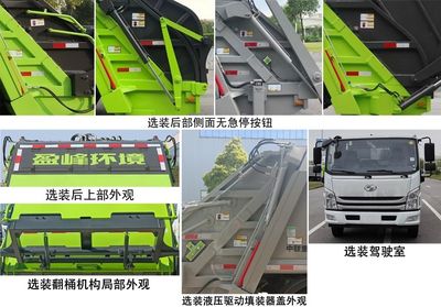 Zhonglian Automobile ZBH5080ZYSSHE6 Compressed garbage truck