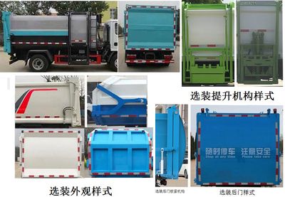 Cheng Liwei  CLW5100ZZZ6SL Hydraulic Lifter Garbage truck 