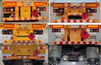 Juyun  LYZ9400TWYE45 Transport semi-trailer of dangerous goods tank frame