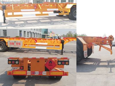 Juyun  LYZ9400TWYE45 Transport semi-trailer of dangerous goods tank frame