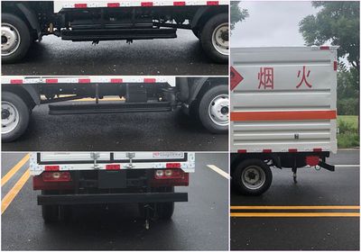 Zhongyan Automobile BSZ5039XRQC6B Flammable gas box transport vehicle