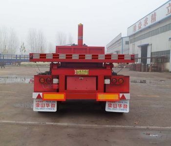 Huasheng Shunxiang  LHS9350ZZXP Flat dump semi-trailer