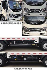 China National Automobile Corporation ZQZ5043CTYF6 Barrel garbage transport vehicle