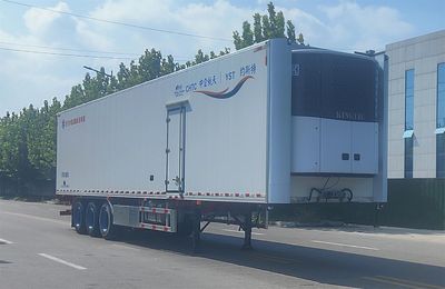 Zhongqi Aerospace Brand Automobile HTM9400XLC Refrigerated semi-trailer