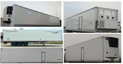 Zhongqi Aerospace Brand Automobile HTM9400XLC Refrigerated semi-trailer