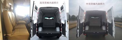 Beijing brand automobiles BJ5040XXYCJ06EV Pure electric box type transport vehicle