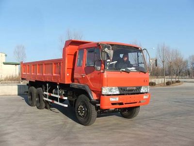 Jiefang Automobile CA3257P1K2T1 Flat head diesel dump truck