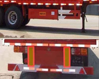 Minfeng  FDF9382XXYP Canopy transport semi-trailer