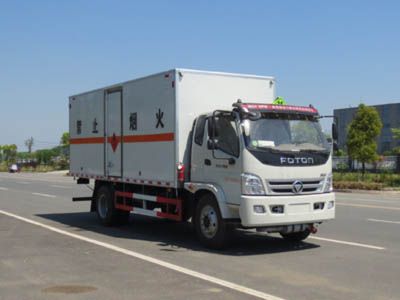 Jiangte brand automobiles JDF5160XRYB5 Flammable liquid box transport vehicle