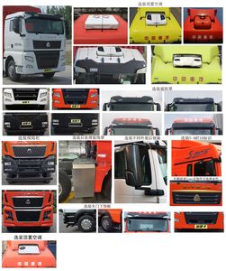 Shandeka brand automobiles ZZ5316CCQV466HF1L Livestock and poultry transport vehicles