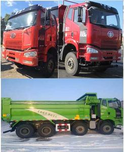 Jiefang Automobile CA3310P66K24L3T4A1E5 Flat head diesel dump truck