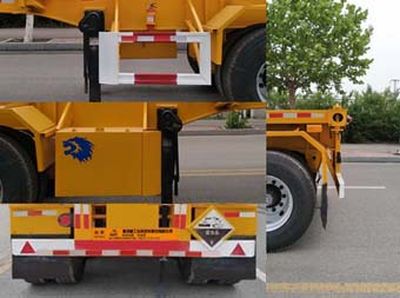 Tanghong Heavy Industry Automobile XT9400TWY Transport semi-trailer of dangerous goods tank frame