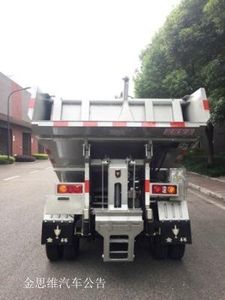 Jinbei  SY5035ZZZADBEVG6C Pure electric self loading and unloading garbage truck