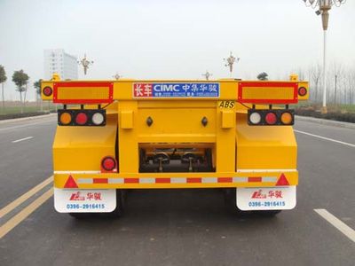 Huajun  ZCZ9405TJZ Container transport semi-trailer