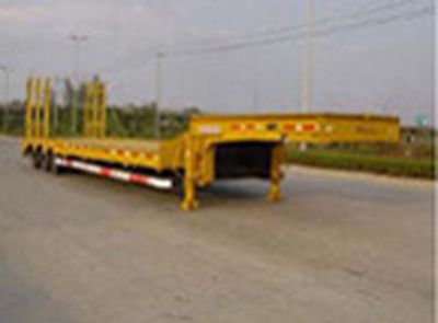 Guangke brand automobiles YGK9300TDP Low flatbed semi-trailer