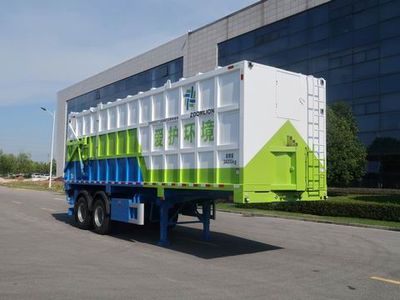 Zhonglian Automobile ZBH9340ZYS Compressed garbage semi-trailer