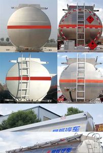 Changhua  HCH9406GRYMM Aluminum alloy flammable liquid tank transport semi-trailer