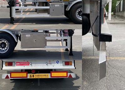 Changhua  HCH9406GRYMM Aluminum alloy flammable liquid tank transport semi-trailer