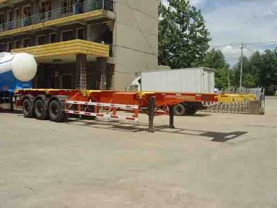 Hongda  QLC9370TJZJ Container transport semi-trailer