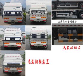 Fulongma  FLM5180ZYSDG6K Compressed garbage truck