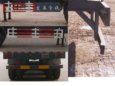 Zhengkang Hongtai brand automobiles HHT9320GHY Chemical liquid transportation semi-trailer