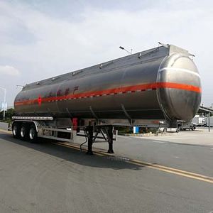 Dongfeng EQ9400GRYTZAluminum alloy flammable liquid tank transport semi-trailer