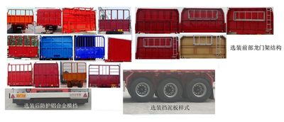 Zhongzhi Huaxing brand automobiles JLQ9400P Flat semi-trailer