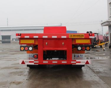 Zhongzhi Huaxing brand automobiles JLQ9400P Flat semi-trailer