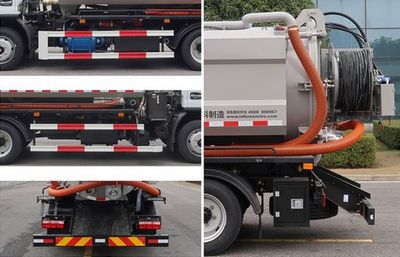 Zhonglian Automobile ZBH5140GQWEQY6 Cleaning the suction truck