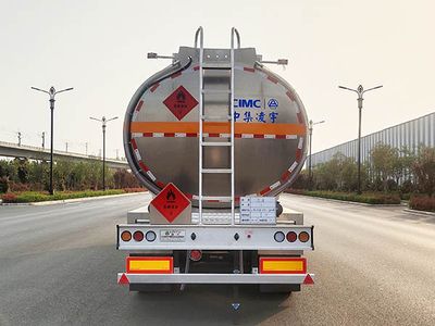 Lingyu  CLY9407GYY48 Aluminum alloy oil transport semi-trailer