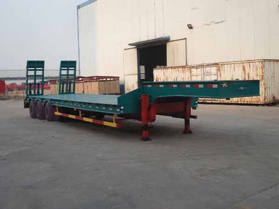 Tuoshan  WFG9402TDP Low flatbed transport semi-trailer