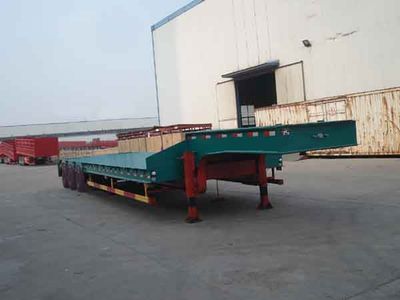 Tuoshan  WFG9402TDP Low flatbed transport semi-trailer