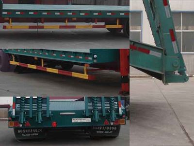 Tuoshan  WFG9402TDP Low flatbed transport semi-trailer