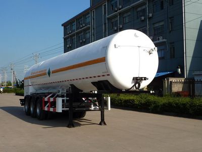 Han Zhong Shen Leng  ZHJ9402GDYA Low temperature liquid transport semi-trailer