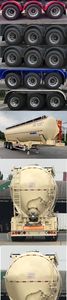 Tonghua  THT9403GFLD Low density powder material transportation semi-trailer