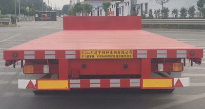 Jianyu brand automobile YFZ9400TDPQ Low flatbed semi-trailer