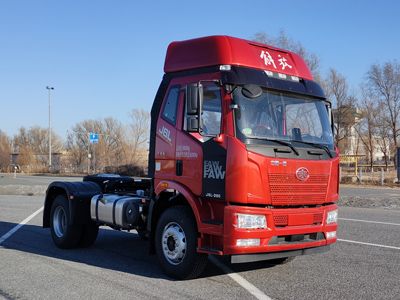 Jiefang Automobile CA4180P62K1E6 Flat headed diesel semi-trailer tractor