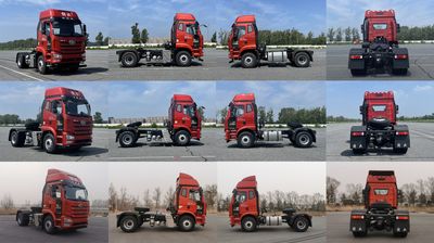 Jiefang Automobile CA4180P62K1E6 Flat headed diesel semi-trailer tractor